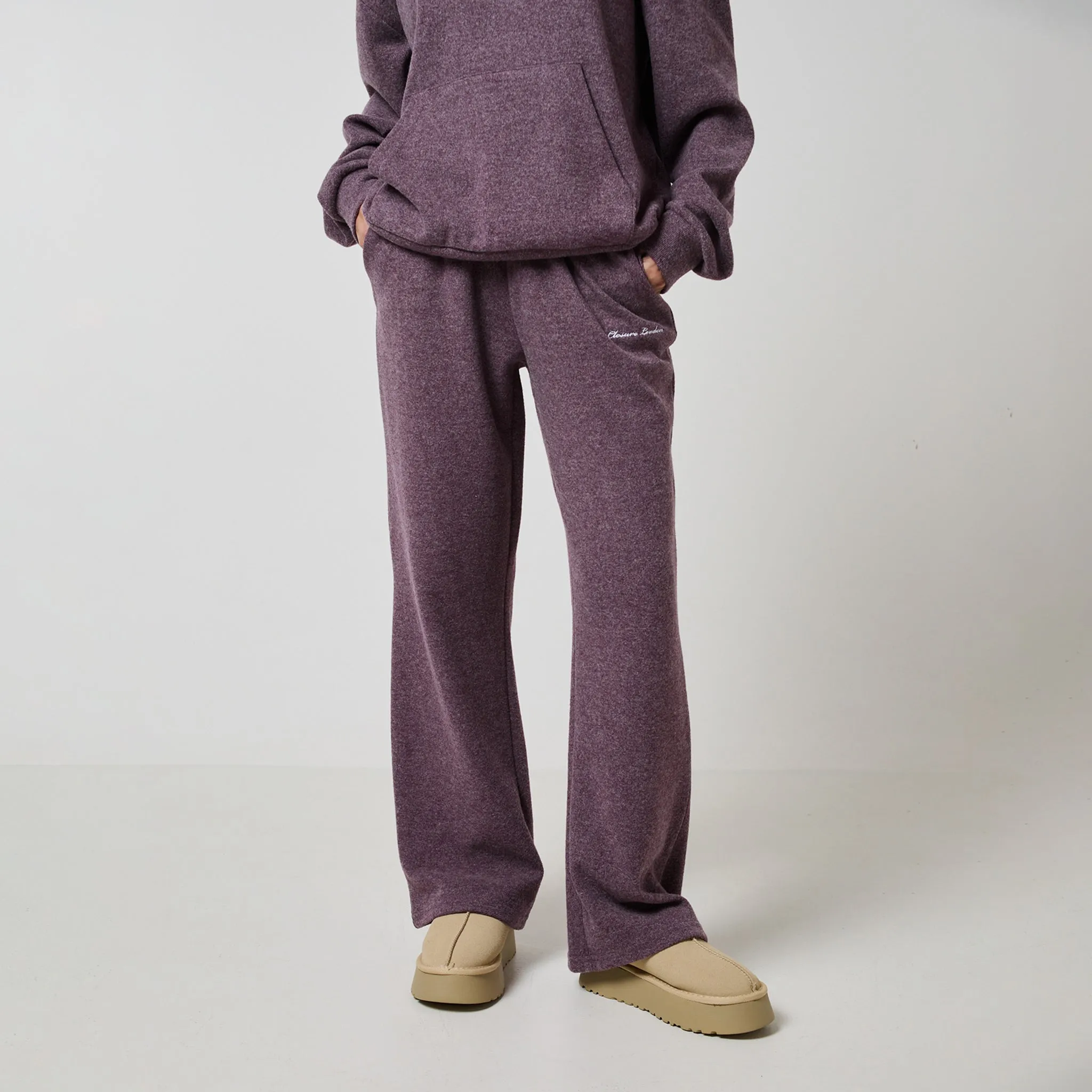 Soft Knit Tracksuit I Dark Cherry