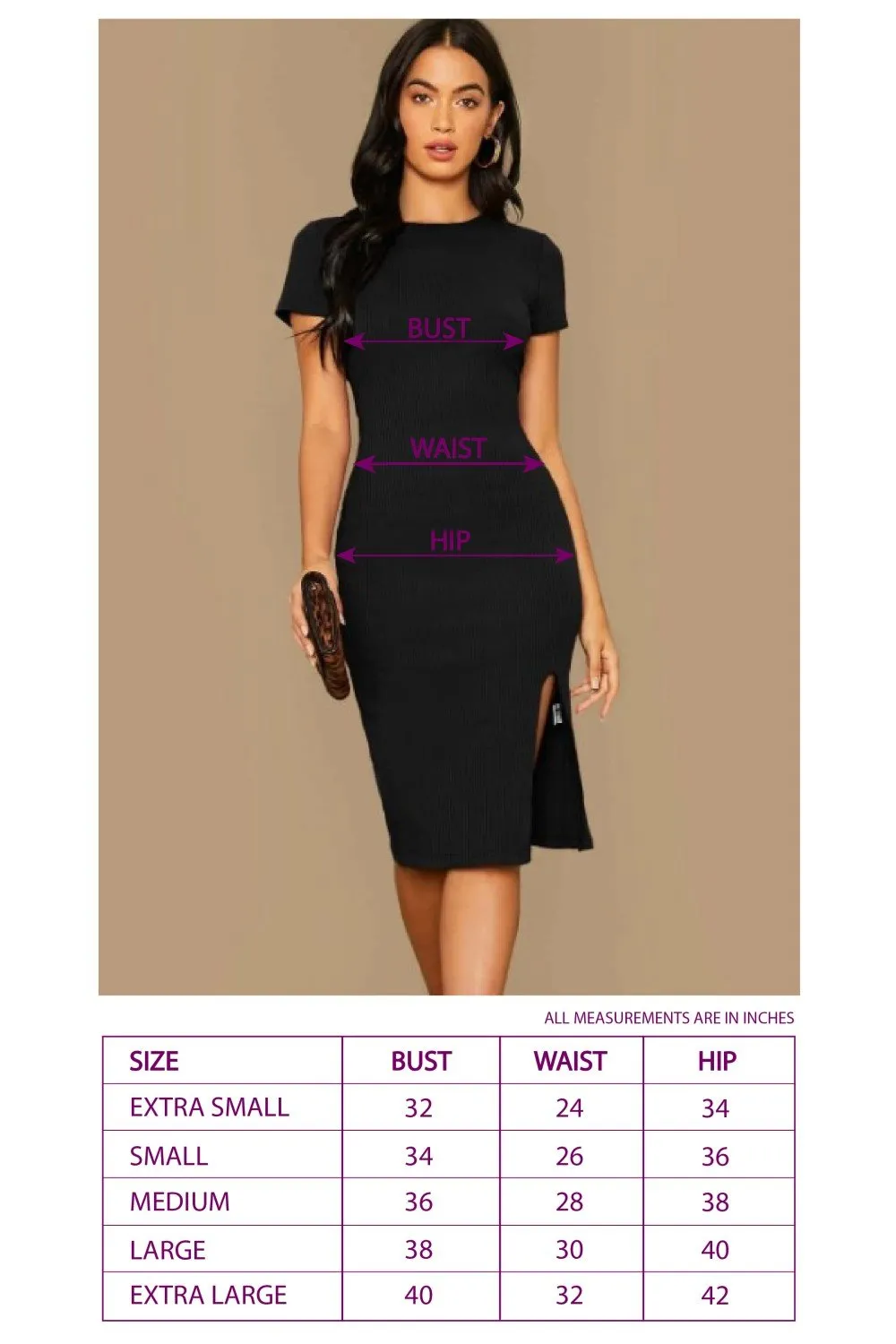 Solid Bodycon Maxi Black Dress