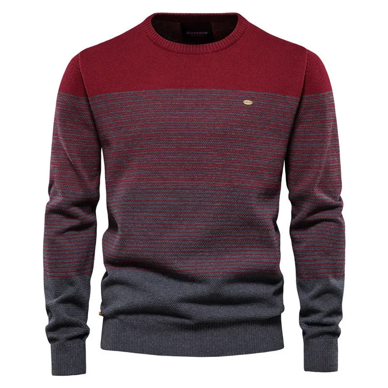 Striped Crewneck Jumper