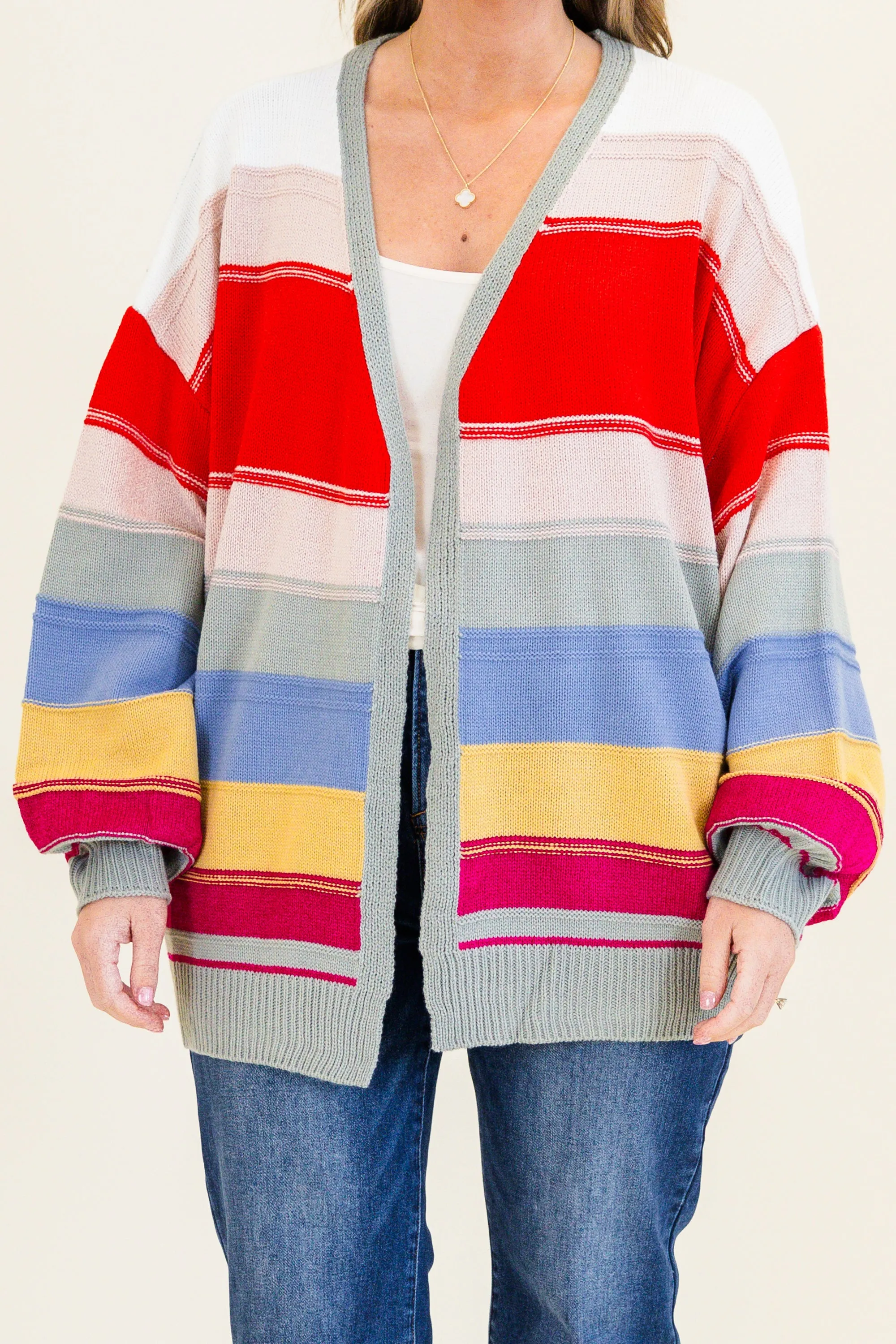 Take Some Time For Yourself Cardigan, Multi