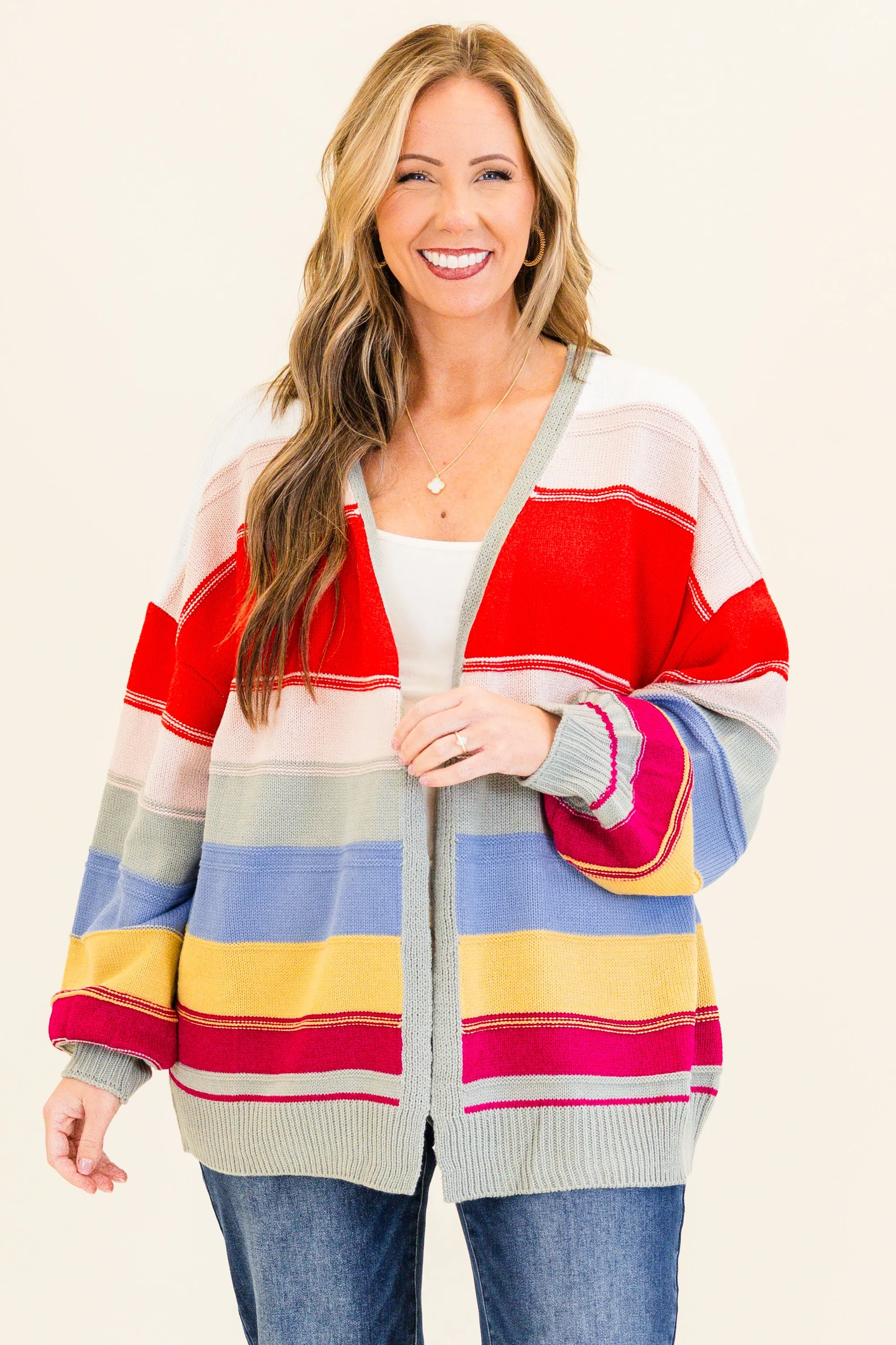 Take Some Time For Yourself Cardigan, Multi