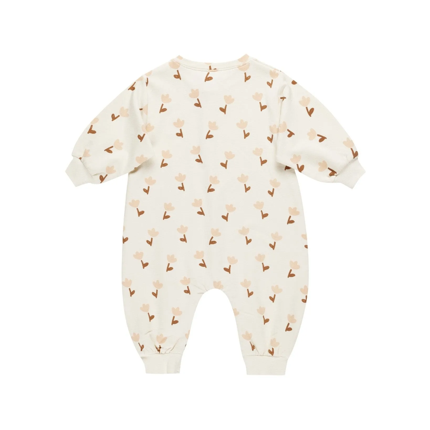 Tulips Relaxed Fleece Jumpsuit - Quincy Mae