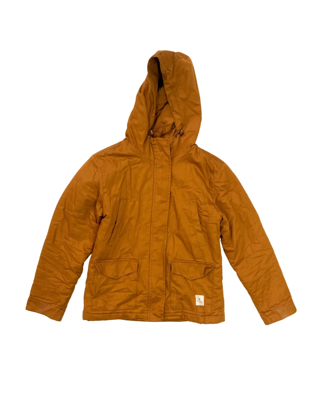 Two Thirds Mustard Hooded Coat