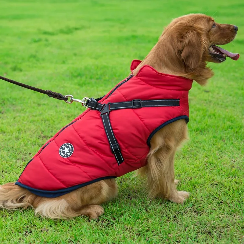 Winter Warm Hooded Coat Jacket Waterproof Outfits for Pet Dogs and Puppies