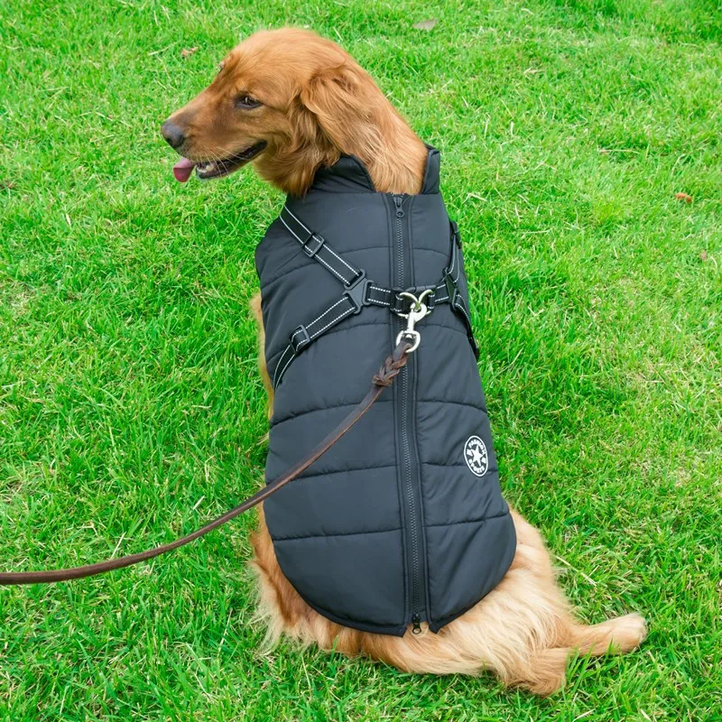 Winter Warm Hooded Coat Jacket Waterproof Outfits for Pet Dogs and Puppies