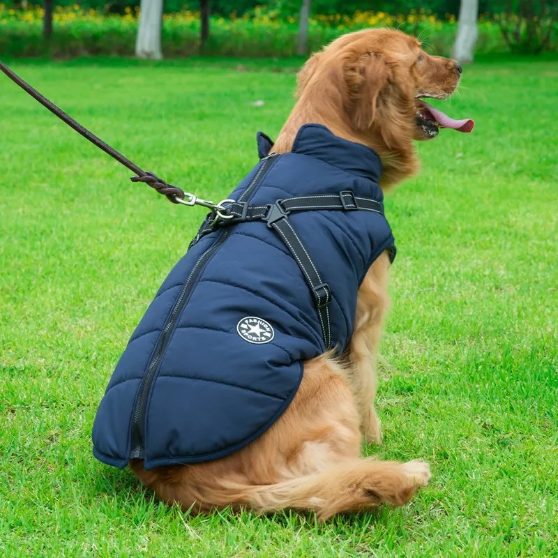 Winter Warm Hooded Coat Jacket Waterproof Outfits for Pet Dogs and Puppies