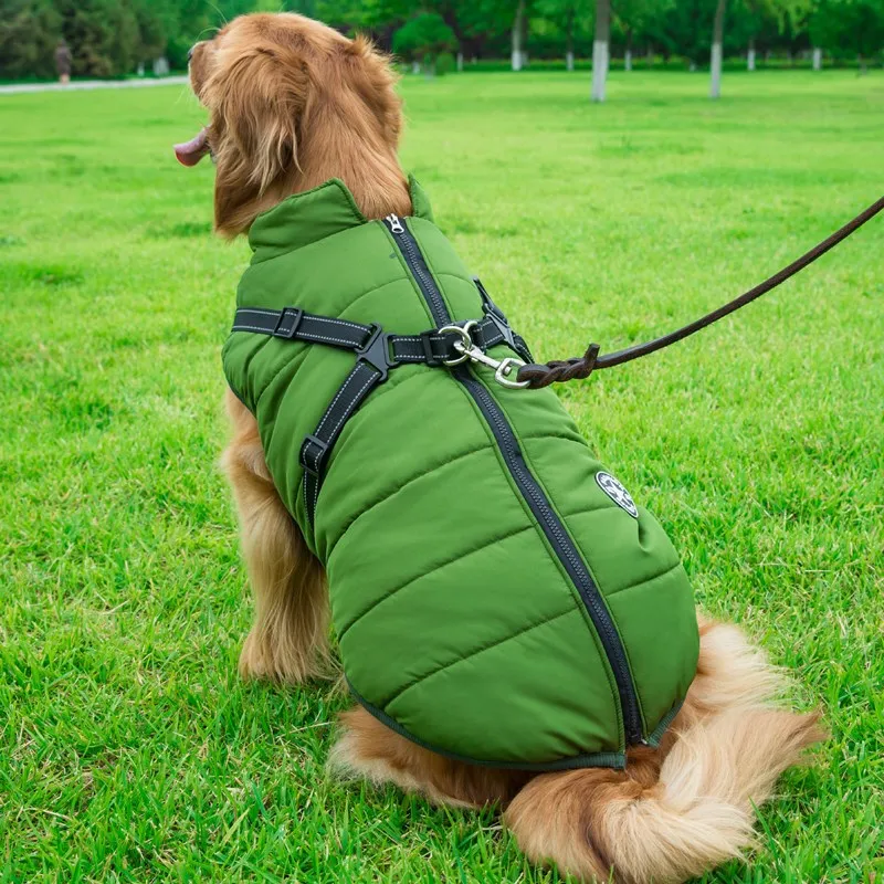 Winter Warm Hooded Coat Jacket Waterproof Outfits for Pet Dogs and Puppies