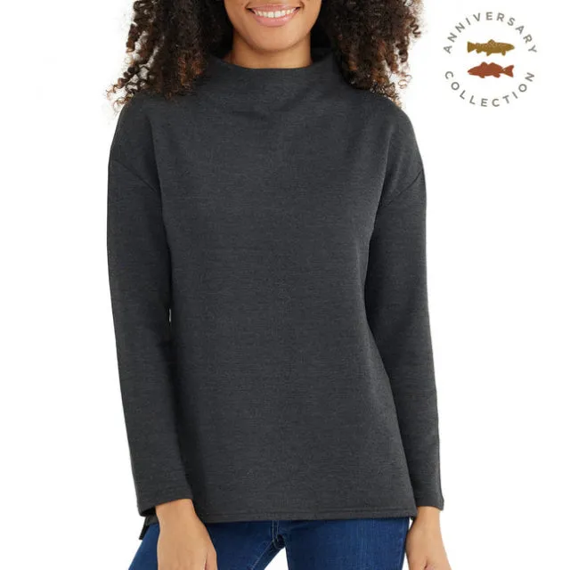 Women's Bamboo Thermal Fleece Mockneck