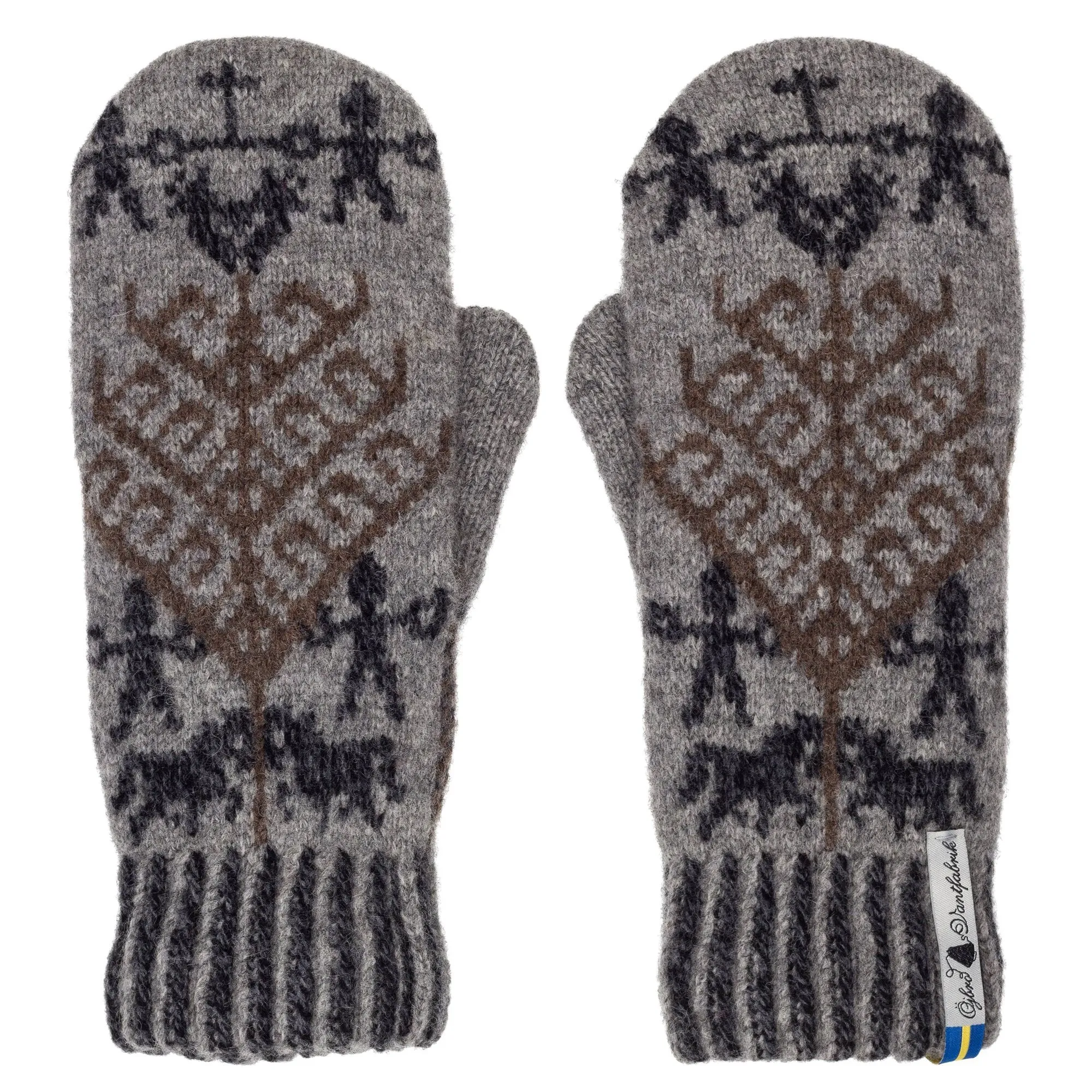 Yggdrasil Pattern Swedish Mittens